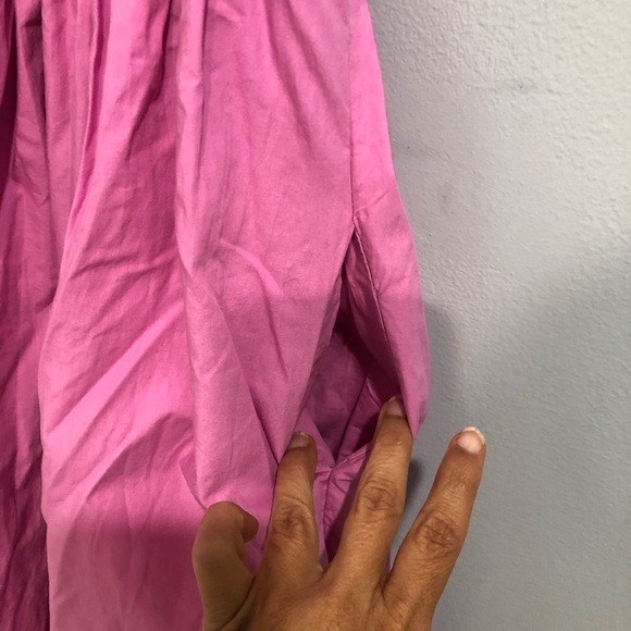 Free People Lilah Pink/purple Pleated Tube Strapless Maxi dress Size XS - Picture 5 of 12